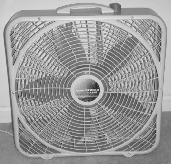Typical box fan